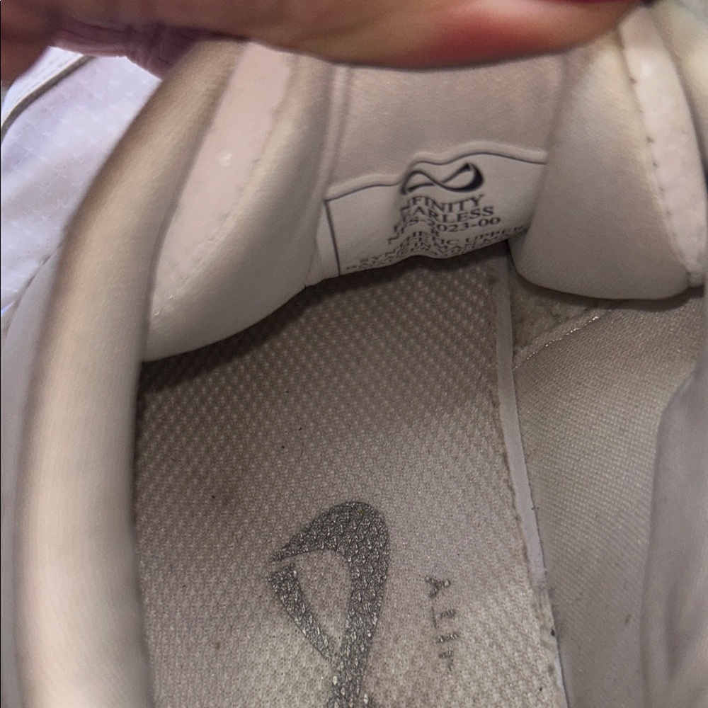 NFINITY White Women's Lace-Up Athletic Sneakers Cheer shoes size 8 - Picture 10 of 10